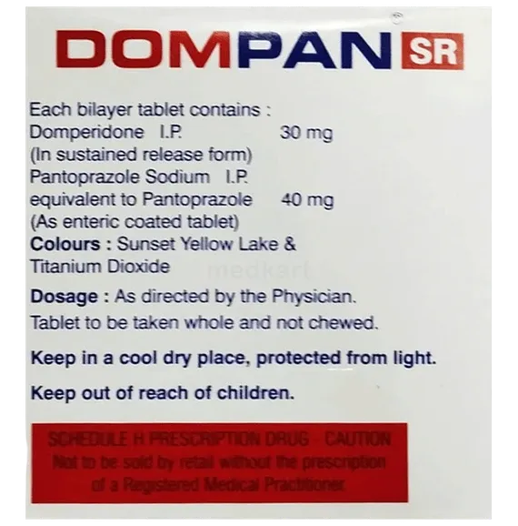 dompan sr tablet 15's